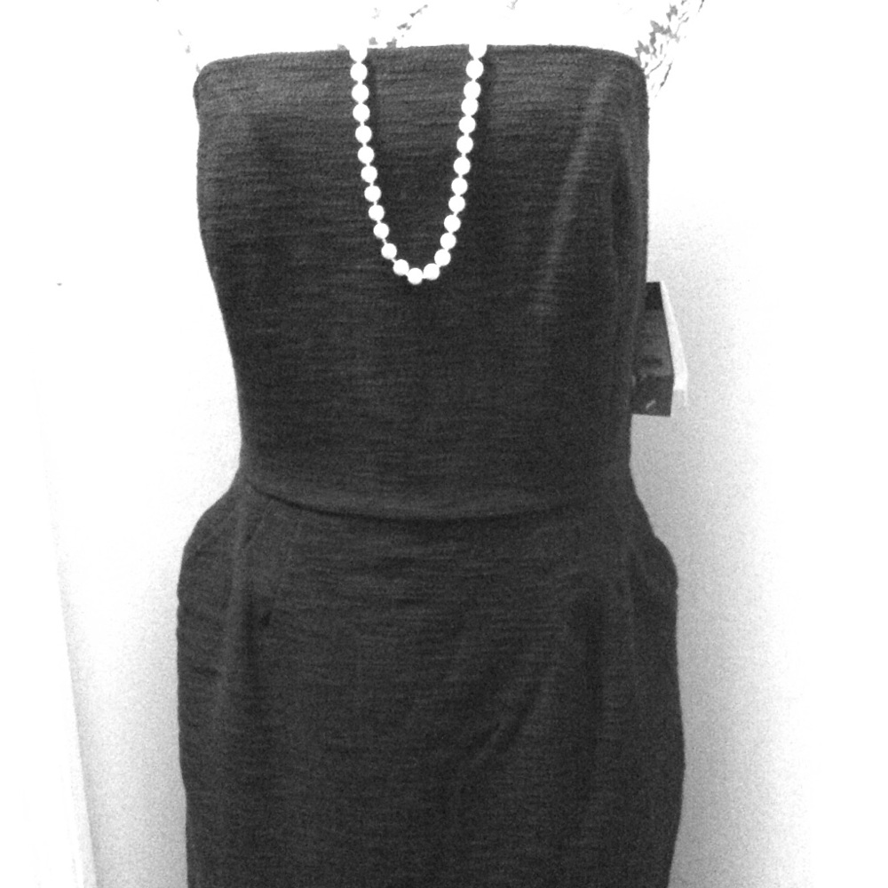 Lilly Pulitzer strapless black dress 10 NWT